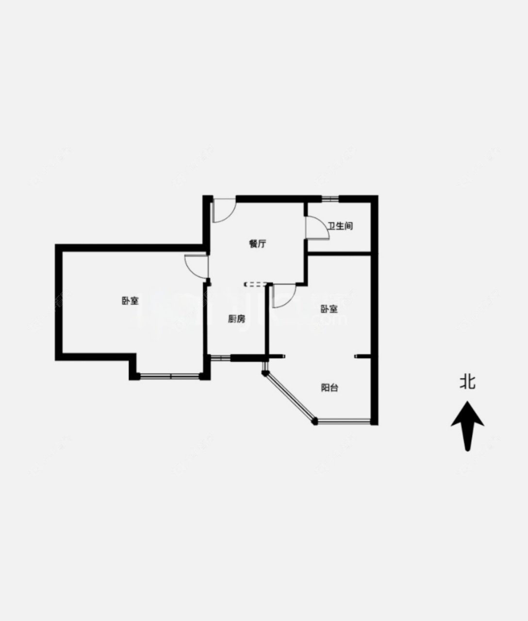 上海华绮公寓在售二手房源户型图_小牛看房