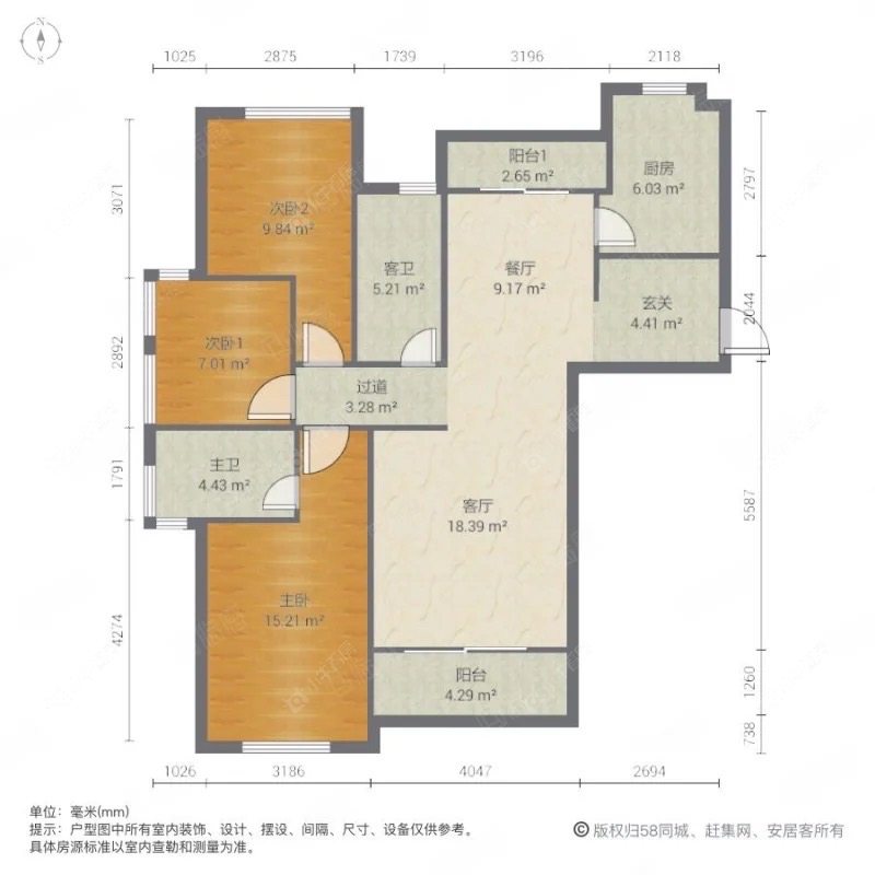 上海阳光美林在售二手房源户型图_小牛看房
