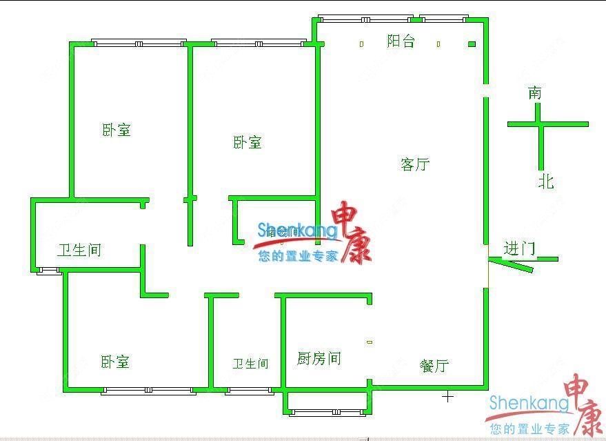 上海锦绣一方名苑在租房源户型图_小牛看房