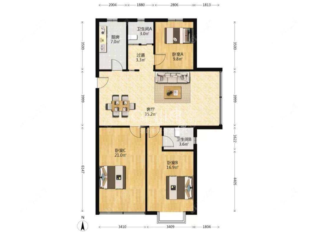 上海紫竹轩在售二手房源户型图_小牛看房