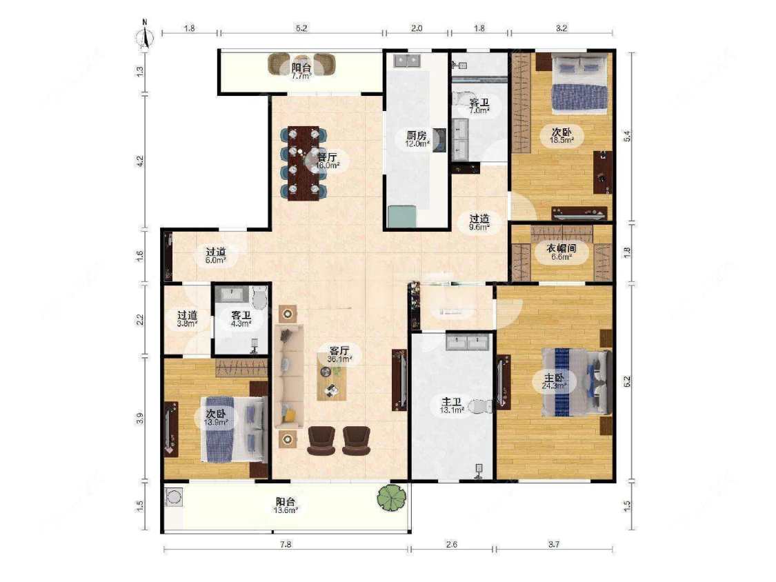 上海铂珏公馆在售二手房源户型图_小牛看房