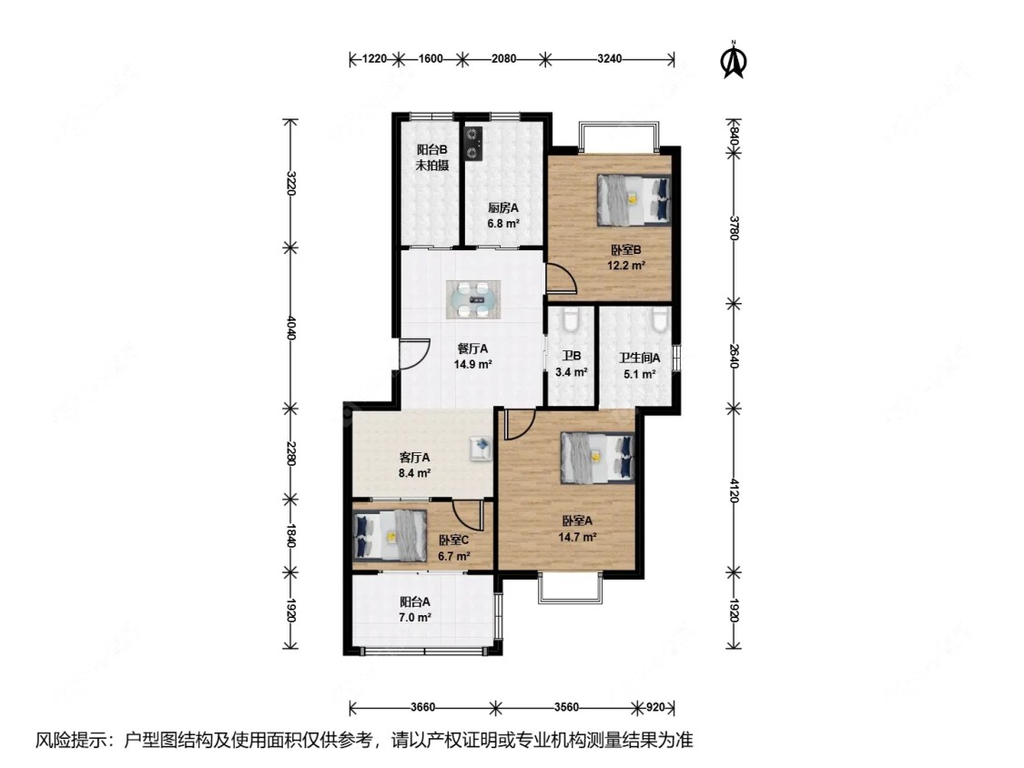 上海御景豪园在售二手房源户型图_小牛看房