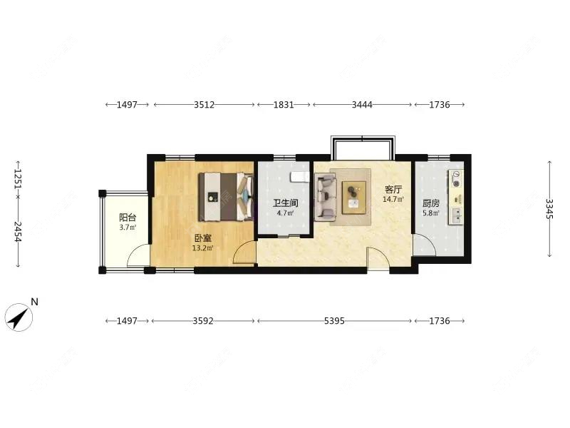 上海菊泉新城古北陆翔苑在售二手房源户型图_小牛看房