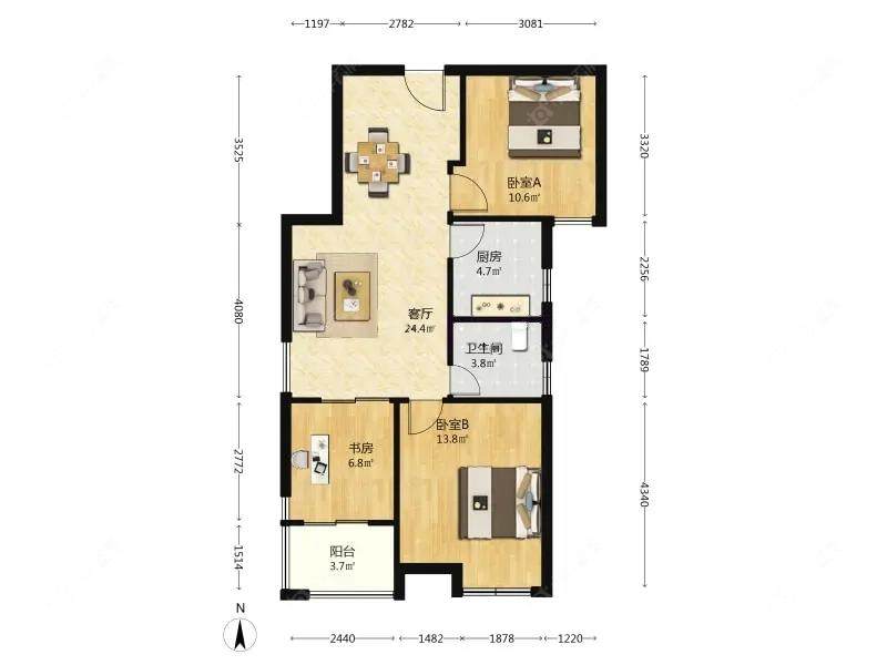 上海保利叶语一期在售二手房源户型图_小牛看房