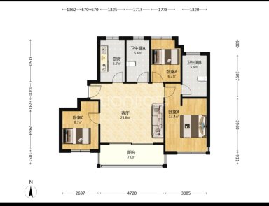 上海仁恒锦绣世纪在售二手房房源图片