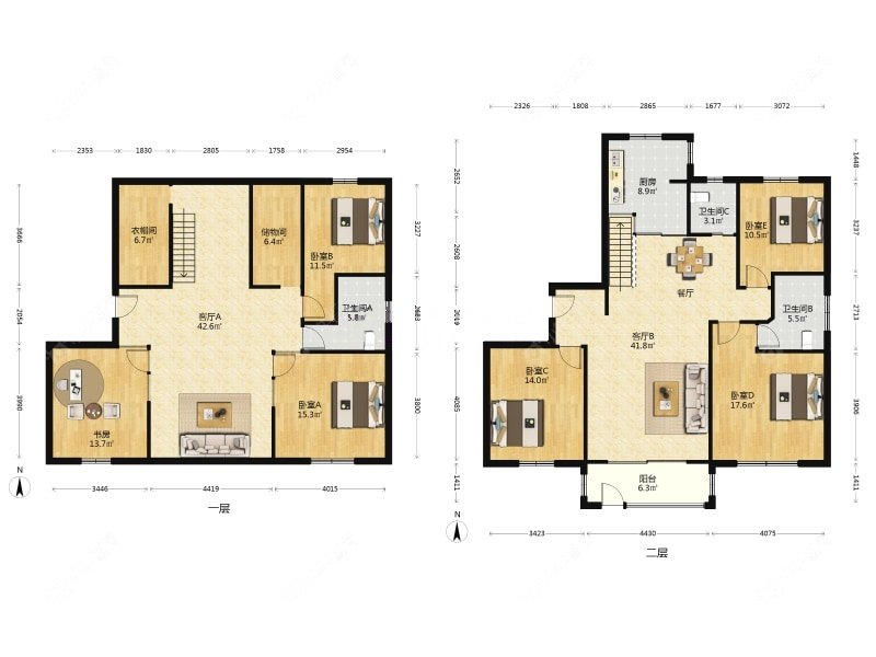 上海中凯城市之光(新江湾)在售二手房源户型图_小牛看房