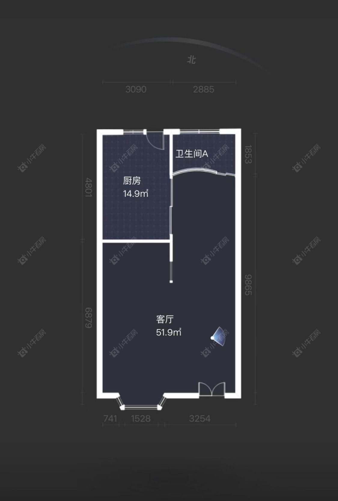 上海华馨苑别墅区在售二手房源户型图_小牛看房