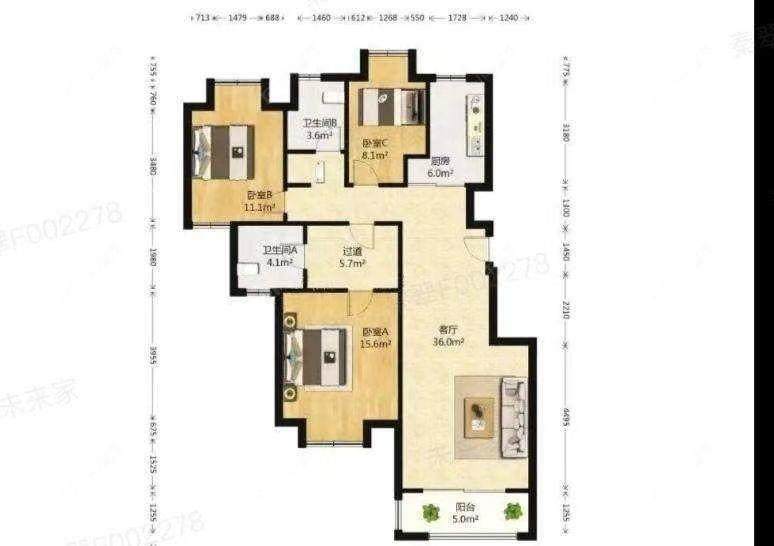 上海远洋7号在售二手房源户型图_小牛看房