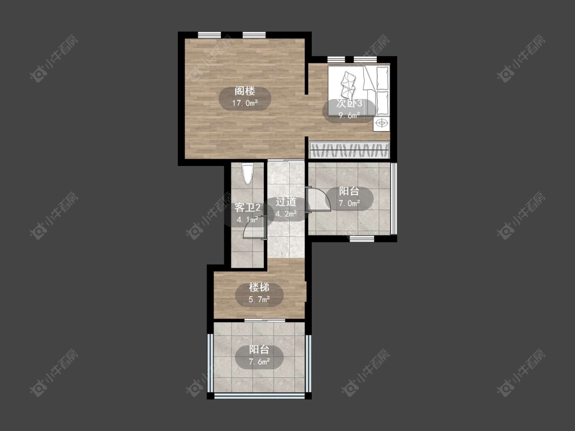 上海金地艺华年别墅区在售二手房源户型图_小牛看房