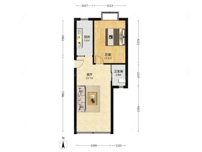上海好日子大家园C区在售二手房源户型图_小牛看房