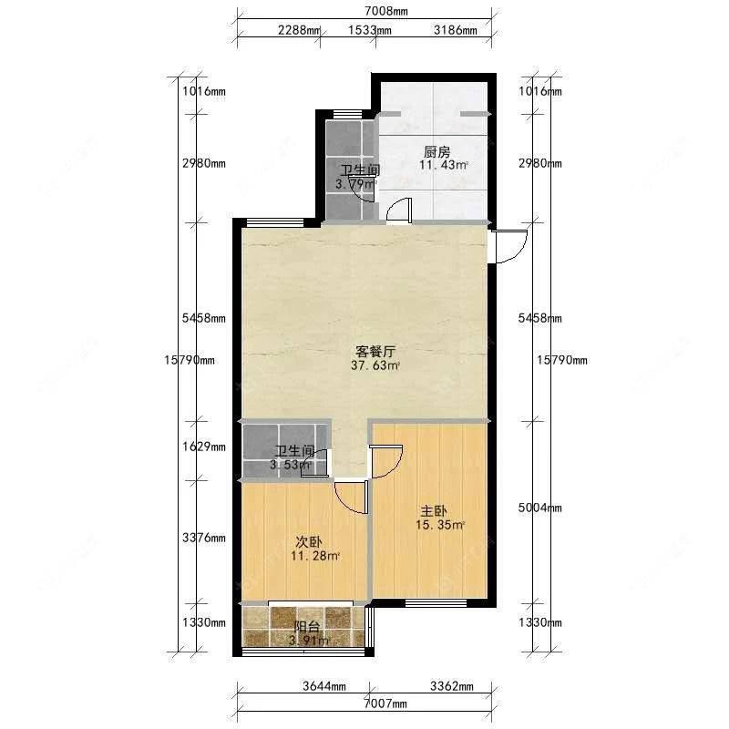 上南花苑一期房源户型图 上海上南花苑一期在售二手房源户型图_小牛看房